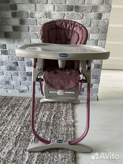 Стульчик для кормления chicco polly magic