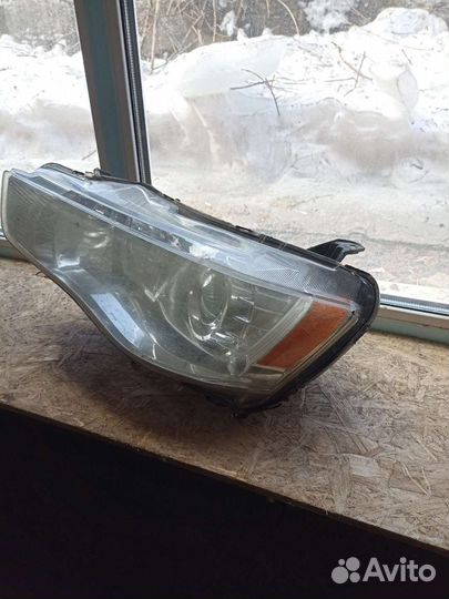 Фара левая mitsubishi outlander