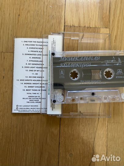 Аудиокассета группы Green Day 