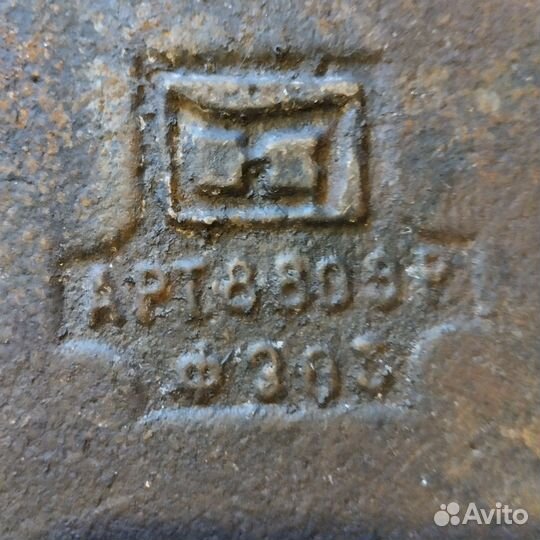 Чугунная эмалированная сковорода СССР