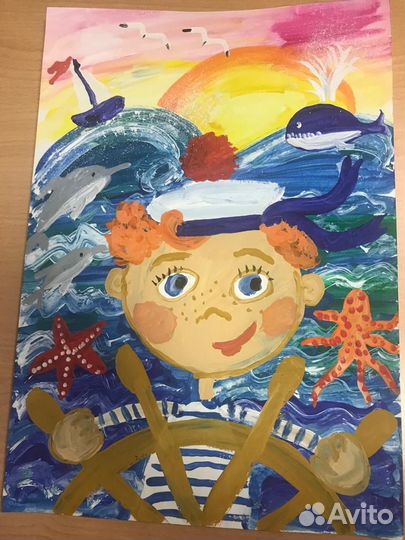 Детский рисунок,размер А3