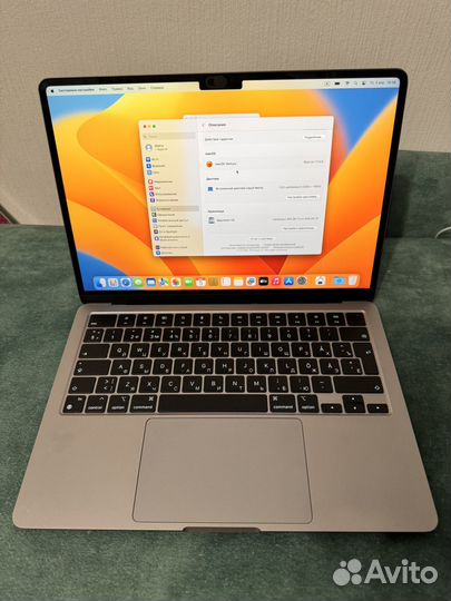 Macbook air 13 m2 8 512 space gray в хор сост