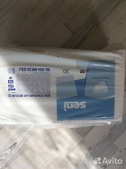 Памперсы для взрослых seni 2 утка и матрас