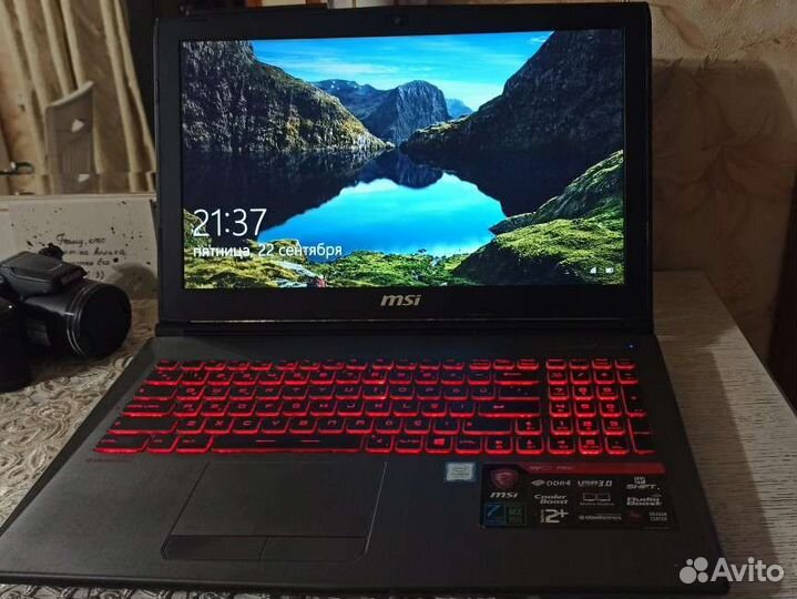 Игровой ноутбук msi GV62 7RC