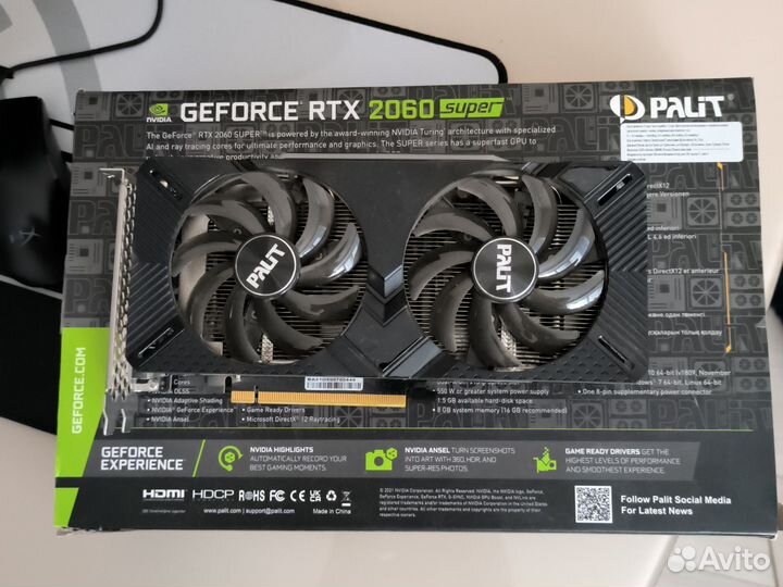 Видеокарта rtx 2060 super