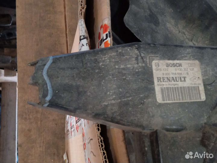 Renault Logan 2005 диффузор вентилятора