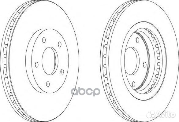 Диск тормозной nissan qashqai 07/X-trail 07/R