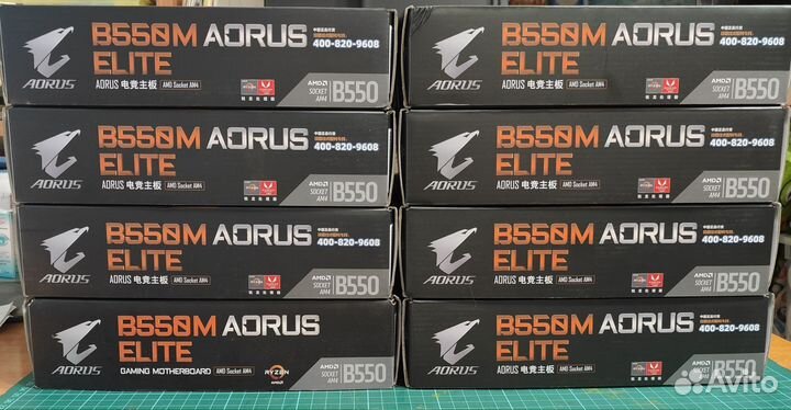 Комплект Ryzen 7 5700x и b550m aorus elite