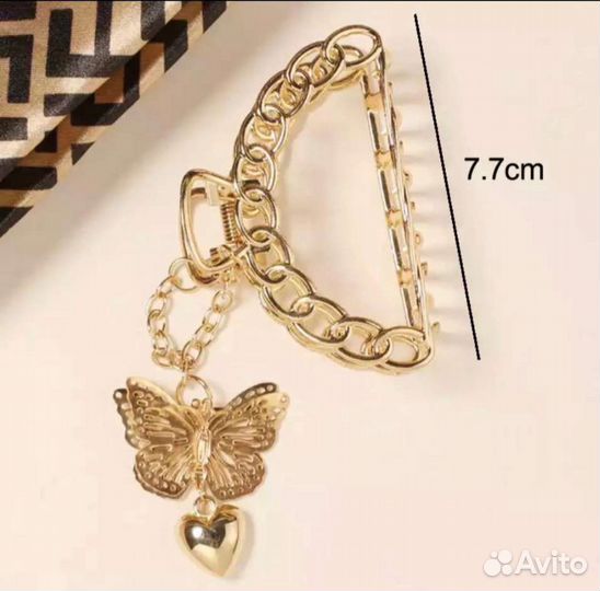 Заколка для волос краб