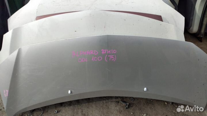 Капот toyota alphard