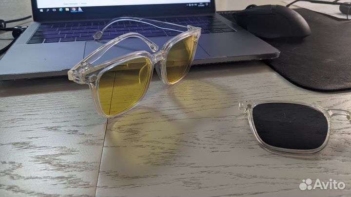 Очки с магнитными накладками