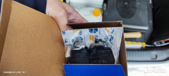 Тормозные колодки задние kia rio 3