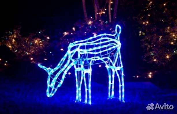 Подсветка фасада дома. Световые фигуры