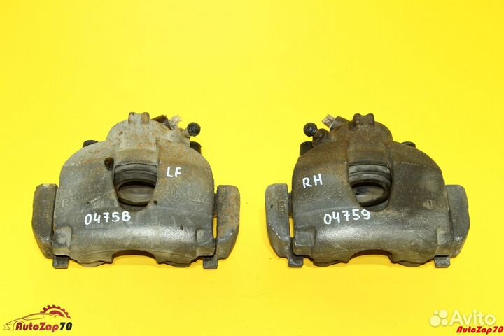 Renault Megane 2 Суппорт тормозной передний левый