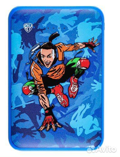 Аккумулятор мобильный BY Конек 5000мАч 2 USB Герои