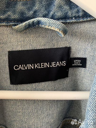 Джинсовка женская оверсайз Calvin Klein (оригинал)