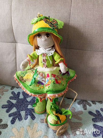 Вязаная кукла (Репка)