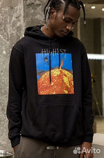 Худи Cactus Jack Highest Черное