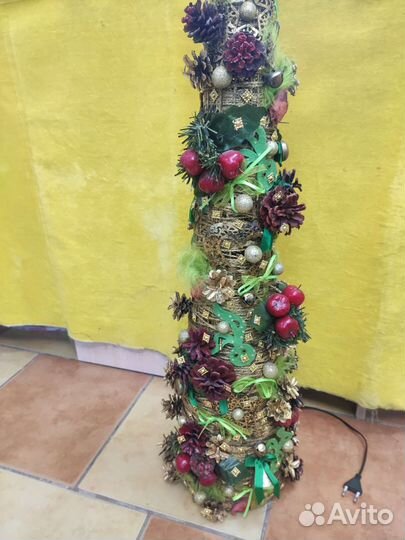 Елка искусственная литая бу