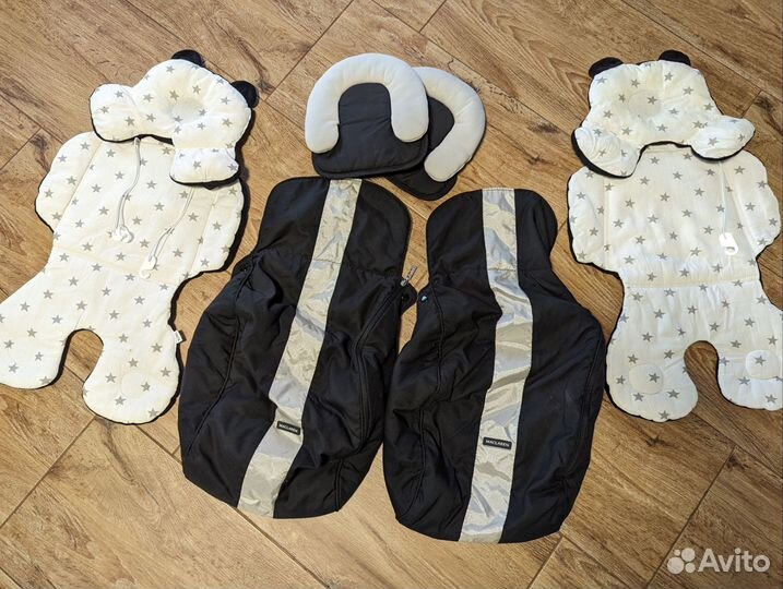 Коляска трость для двойни maclaren twin techno