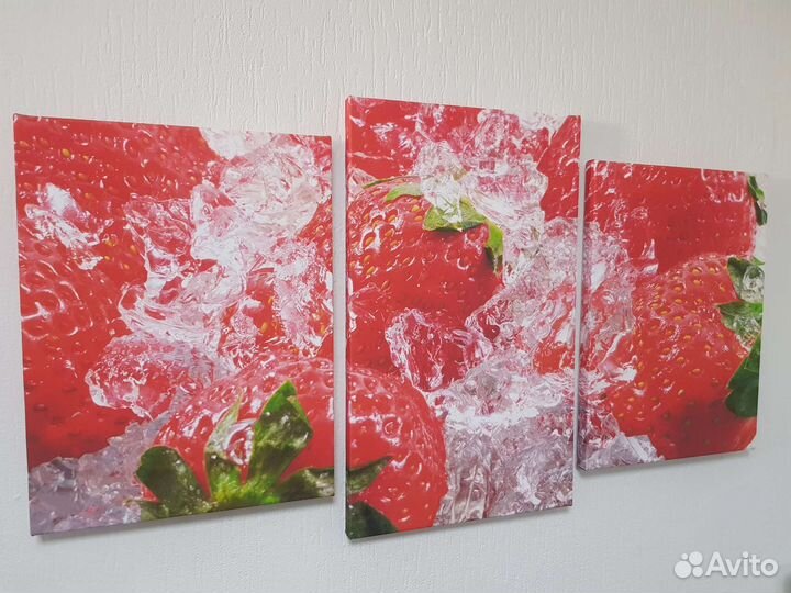 Модульная картина напечатанная на холсте