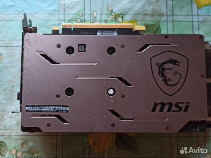 Видеокарта GeForce GTX 1660 super gaming Z plus