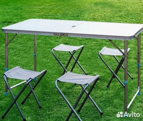 Стол складной +4 стула туристический