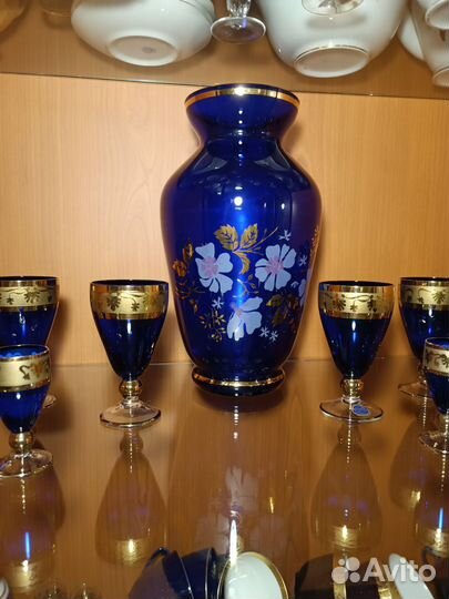 Рюмки бокалы фужеры богемия