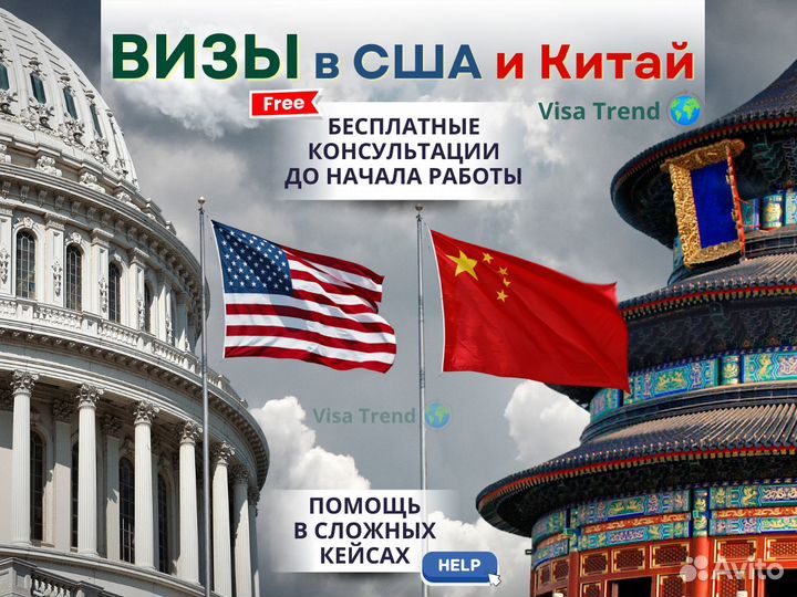 Виза США, Виза Китай, Шенгенская виза
