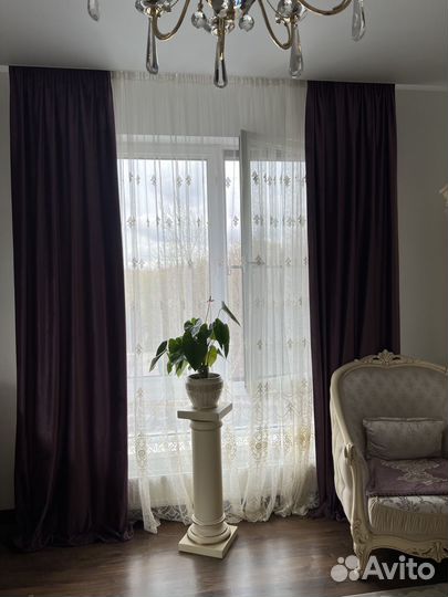 Комплект шторы и тюль (4 шторы и 2 тюли)