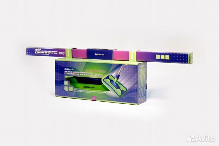 Универсальная швабра с двумя насадка aquamatic