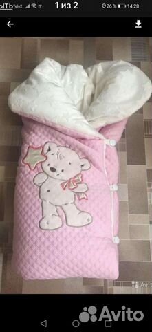 Конверт на выписку для девочки зима