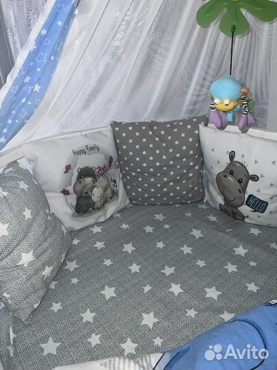 Бортики в кроватку