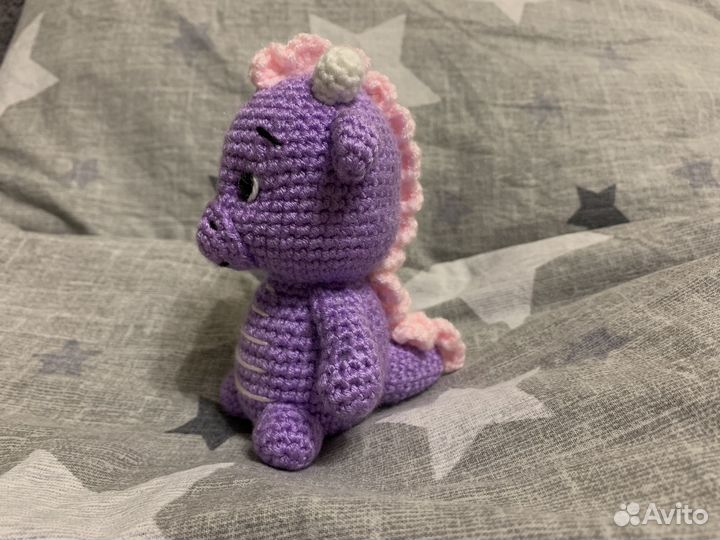 Вязаный дракончик