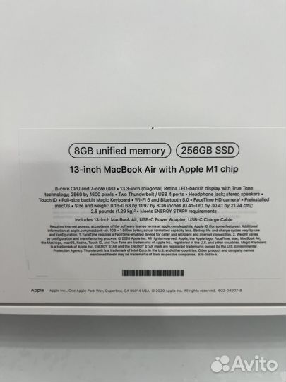 Новый MacBook Air 13 M1