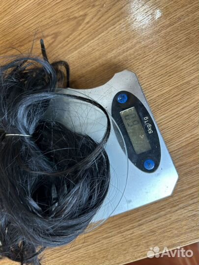 Волосы для наращивания 40 см черные