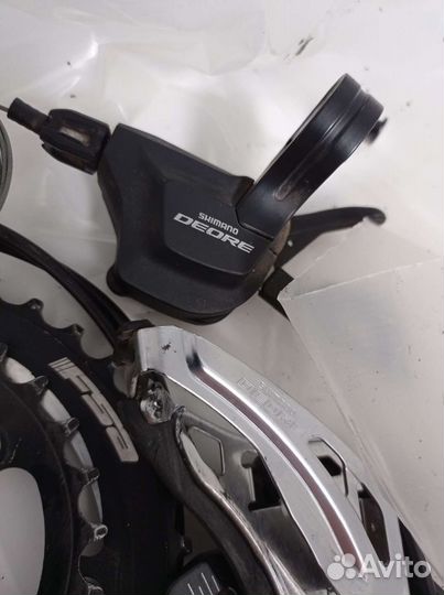 Звезды велосипеда,переключатель и манетка deor