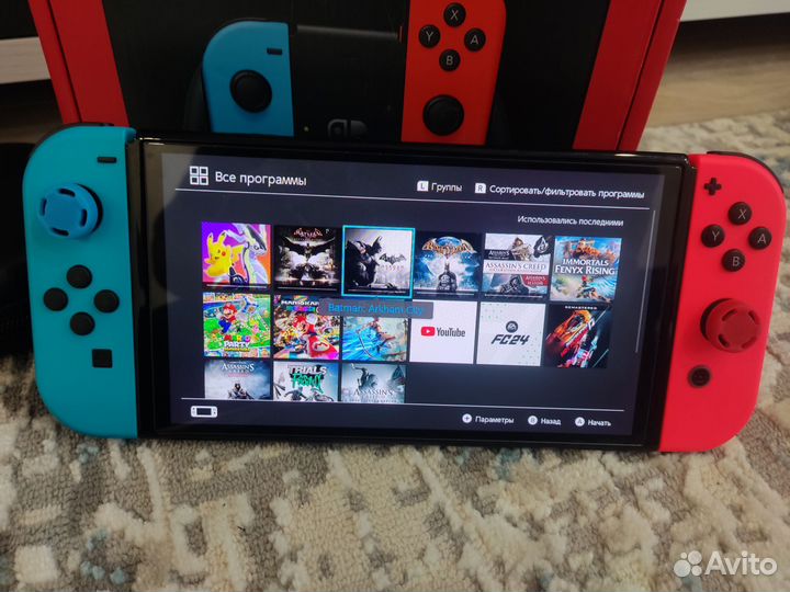 Nintendo Switch Oled 256Gb+игры(4 года гарантии)