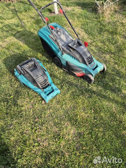Газонокосилка электрическая bosch