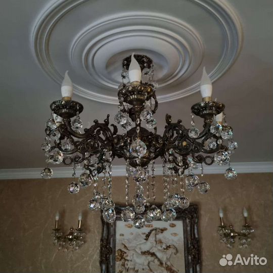 Люстра Бронза