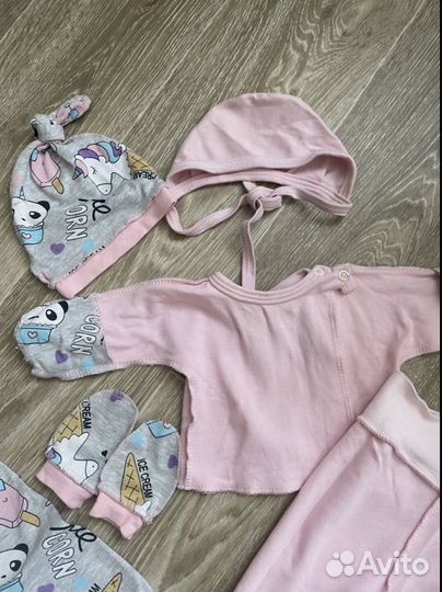 Распашонки, ползунки. В роддом 56