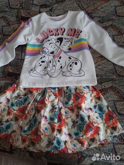 Пакет одежды для девочки 5-6 лет