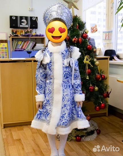 Костюм снегурочки детский