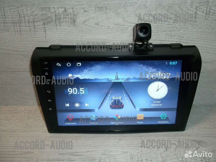 Магнитола 2DIN Mazda 3 BK Android с камерой