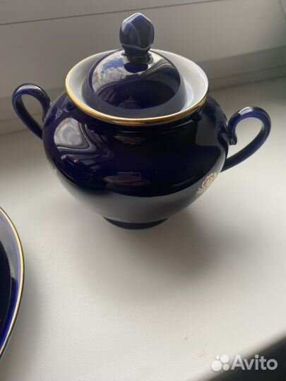 Чайный сервиз лфз кобальтовый
