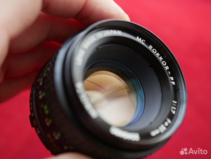 Minolta MC rokkor PF 50mm f1,7 шикарный полтинник