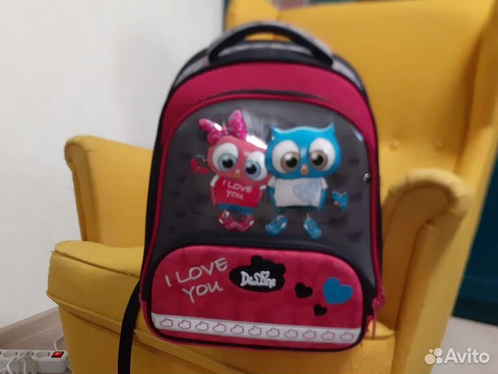 Рюкзак школьный ортопедический для девочки