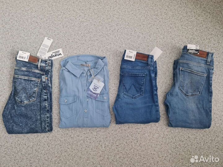 Джинсы Wrangler, рубашка Westland, оригинал