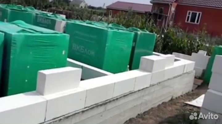 Газобетонные блоки от 7 кубов