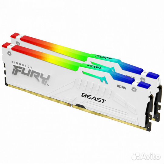 Озу Kingston Fury Beast White RGB 566197